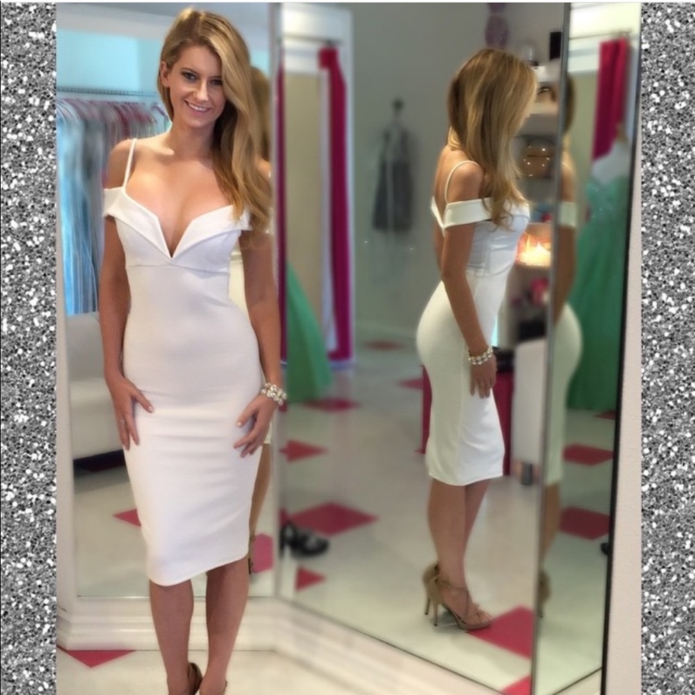 White pencil dress
